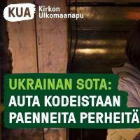 Ukrainen sota: Auta kodeistaan paenneita perheitä