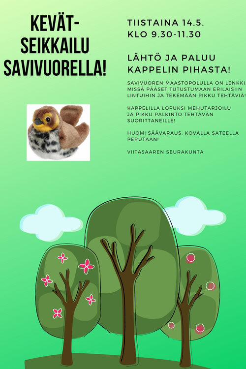 Kevätseikkailu Savivuorella Kevätseikkailu Savivuorella