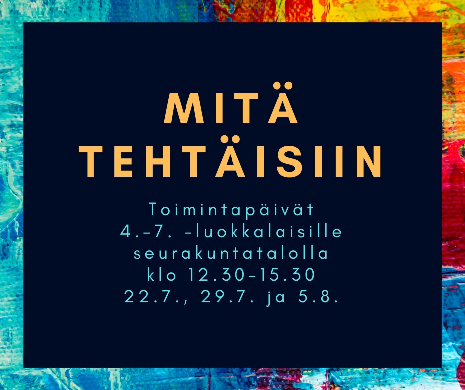 Kesätoimintapäivät Toimintapäivät