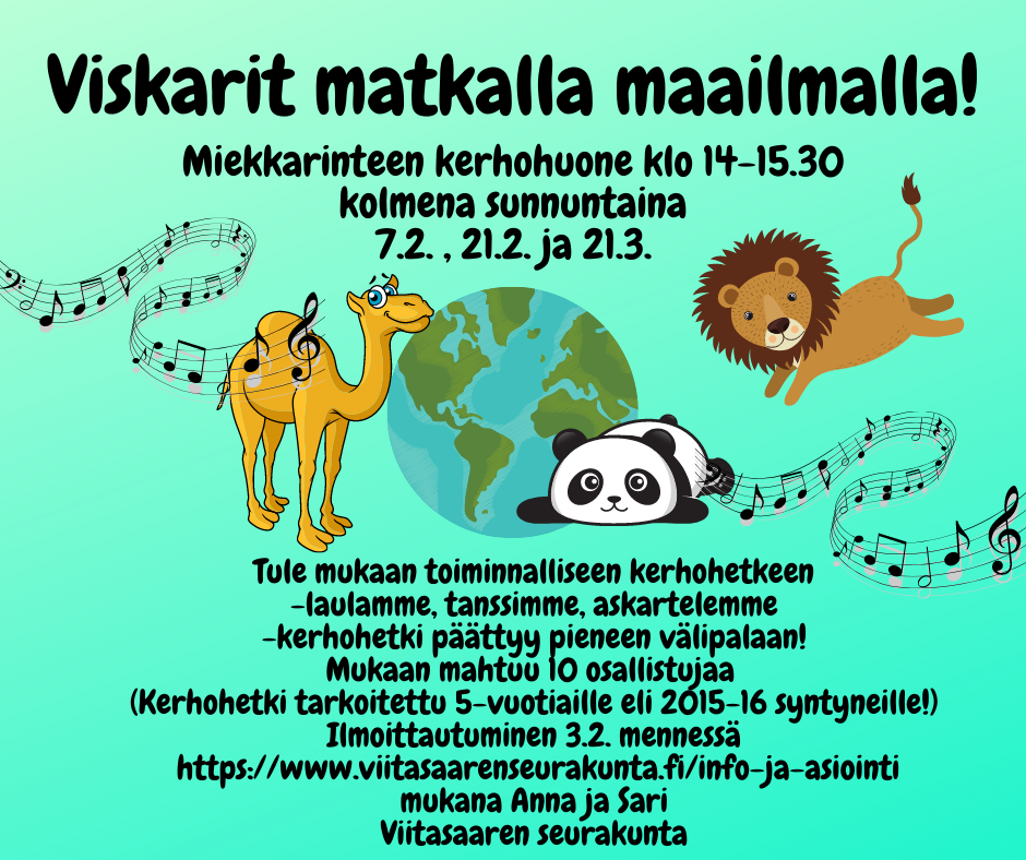 Viskarit matkalla maailmalla Viskarit matkalla maailmalla -kuva